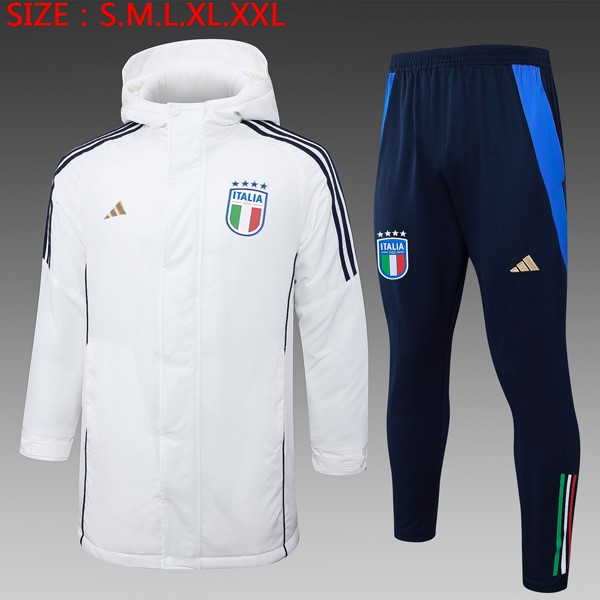 Abrigo Italia Conjunto Completo 2024-2025 Blanco